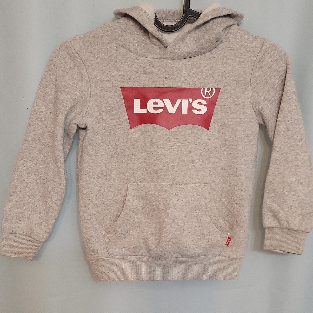 Levi's Kids Gray and Red Hoodie(#121)
